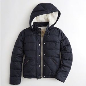 Hollister puff coat